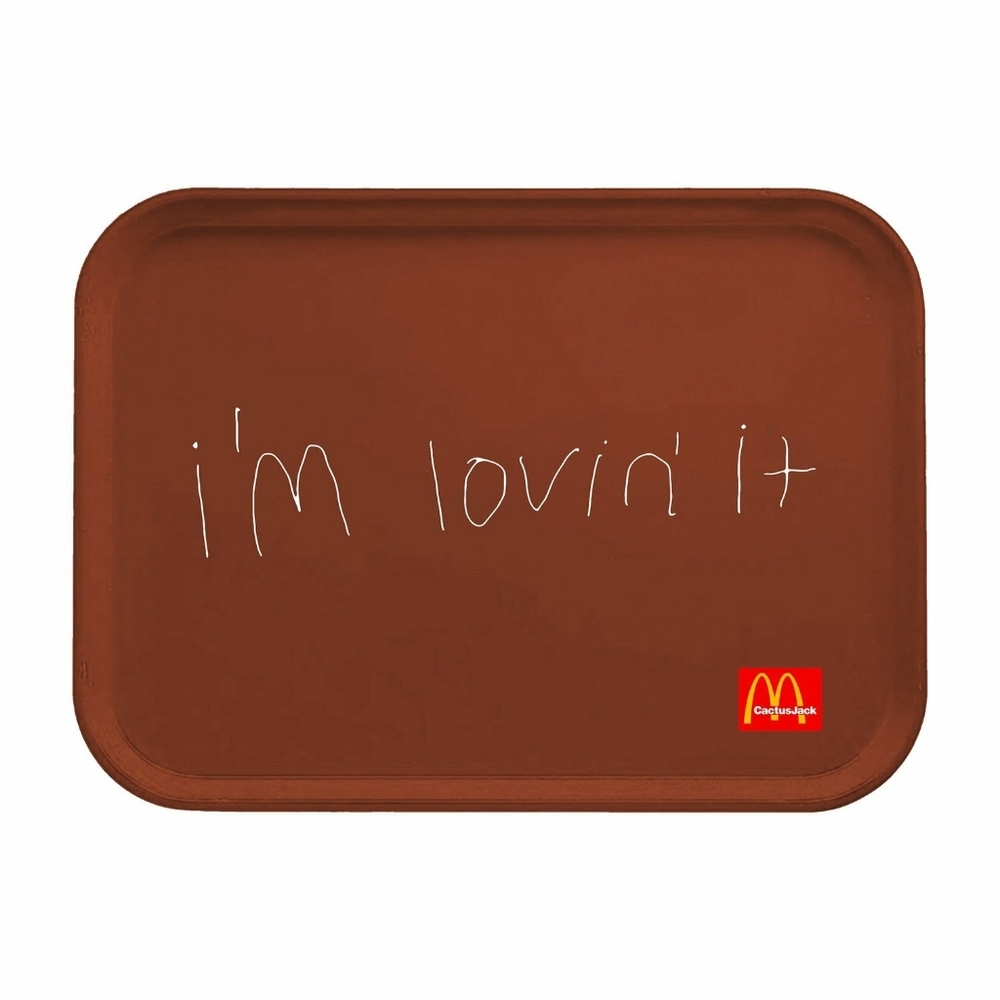 Travis Scott McDonald's "I'm Lovin' It" Lunch Tray
